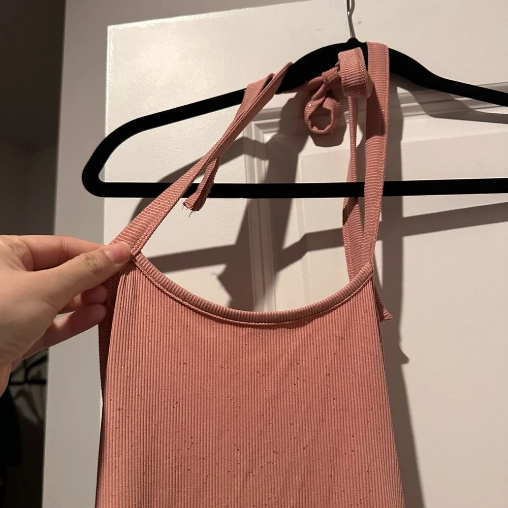 Pink Ruched Dress - Picture 2 of 3